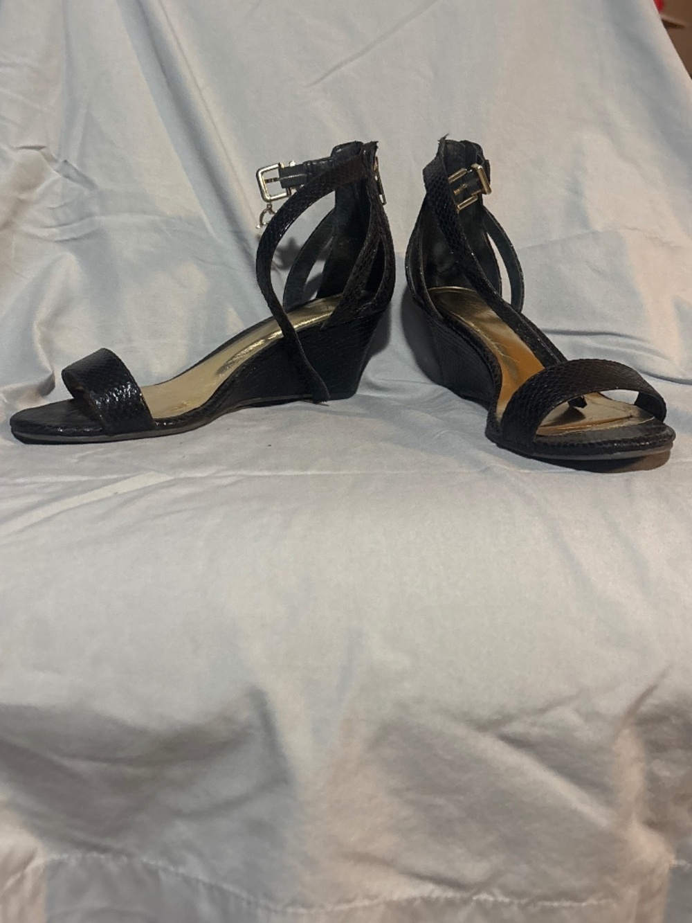 Thalia Sodi Black Wedge Heel